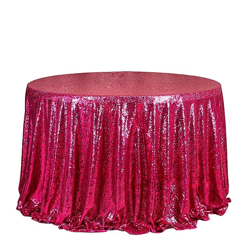 Bluejw Manteles Redondo Para Eventos Fiesta Mantel De Lentejuelas Round Sequin Tablecloth Gold Table Cloth Round Wedding for Parties - Image 1